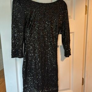 Toni. Sequence open back dress.  M